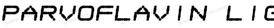 Parvoflavin Light Skew字体转换